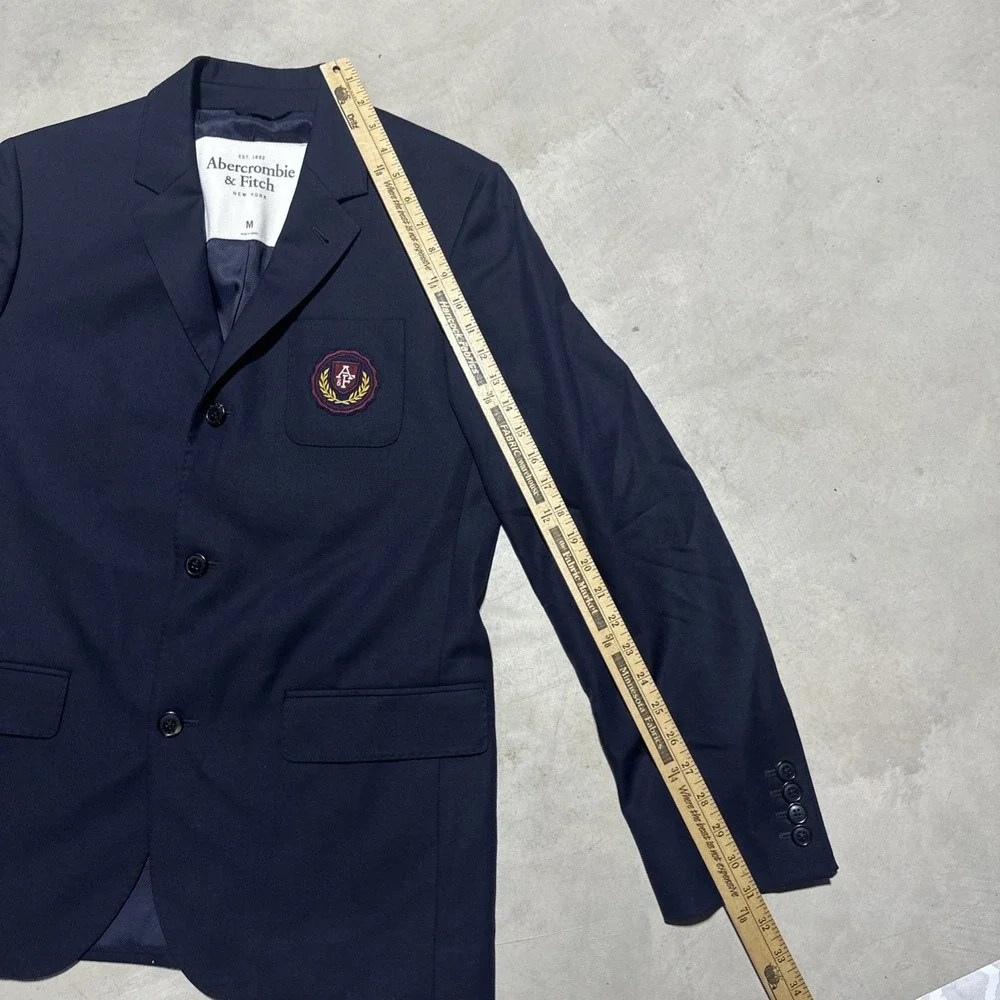 VINTAGE Y2K ABERCROMBIE & FITCH BLAZER SPORTS COAT MEN'S SZ MEDIUM $400 MSRP